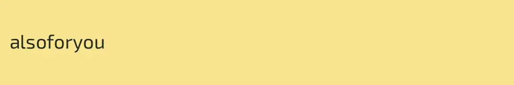 alsoforyou 